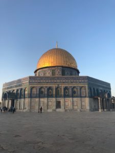 Le dôme du rocher en Palestine