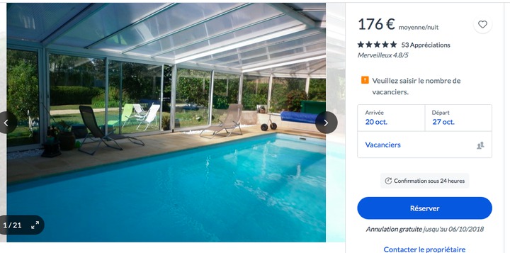 Louer une maison avec piscine privée et chauffée pas loin de Paris