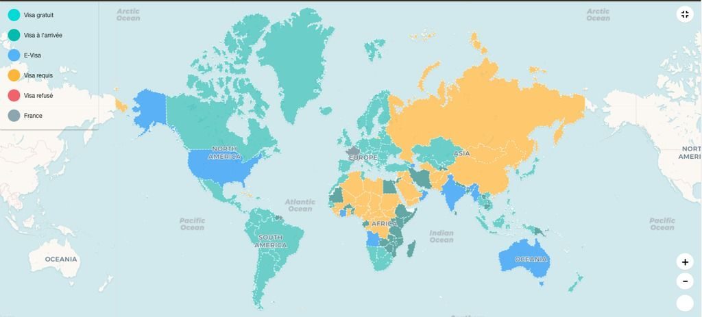 Où voyager sans visa avec un passeport français